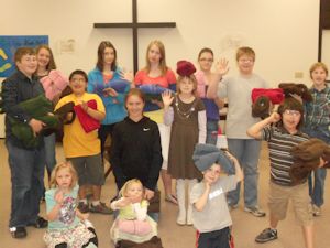 Personal Care Kits assembed by Sunday School